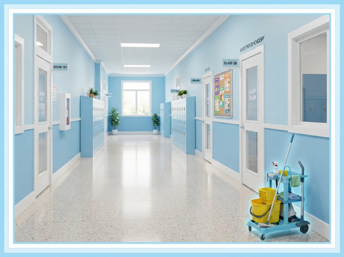 commercial school cleaning