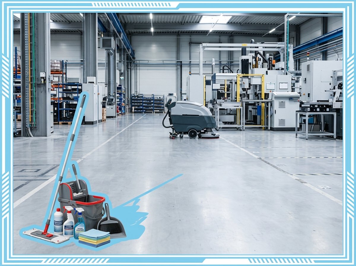 factory floor cleaning