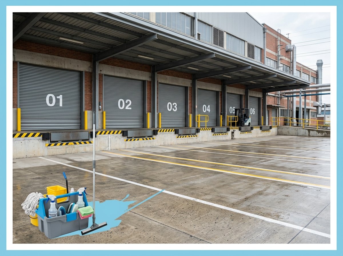 loading docks area cleaning