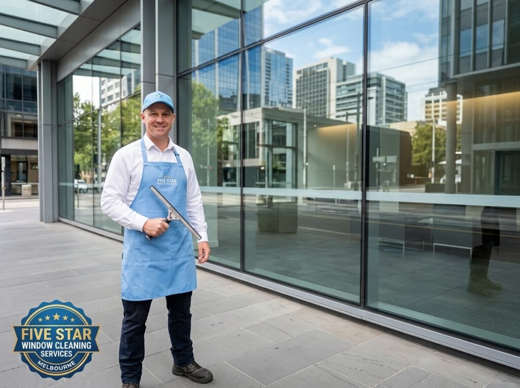window cleaning working process