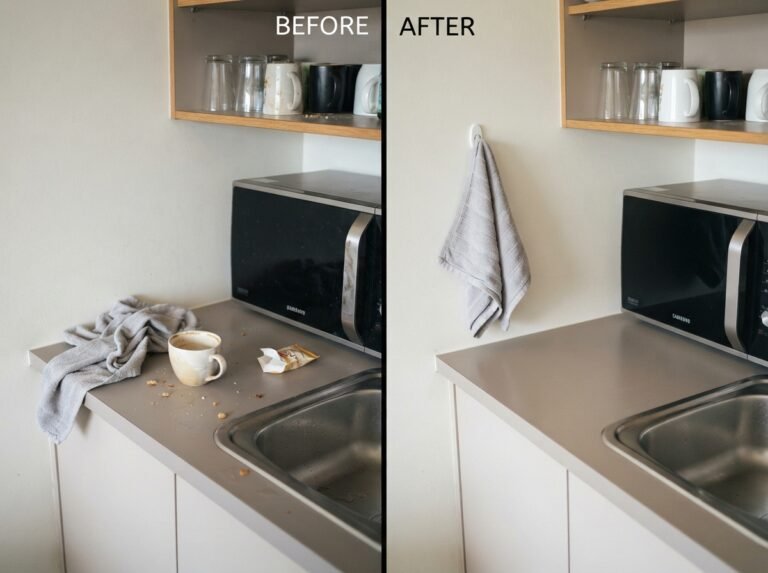 Geelong holiday rental before and after an Airbnb clean