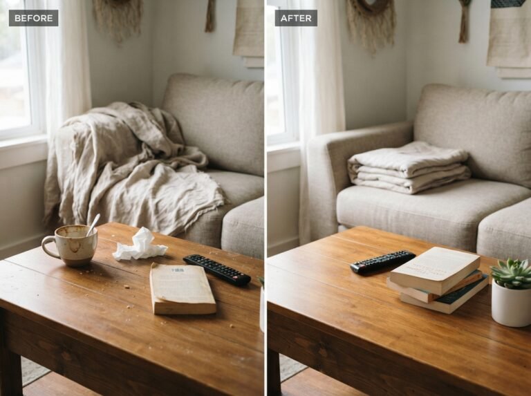 Geelong holiday rental before and after an Airbnb clean