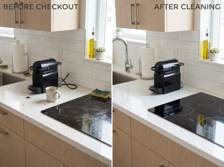 Airbnb Cleaning Before and After Southbank