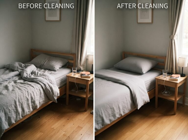 Airbnb Cleaning Before and After Southbank