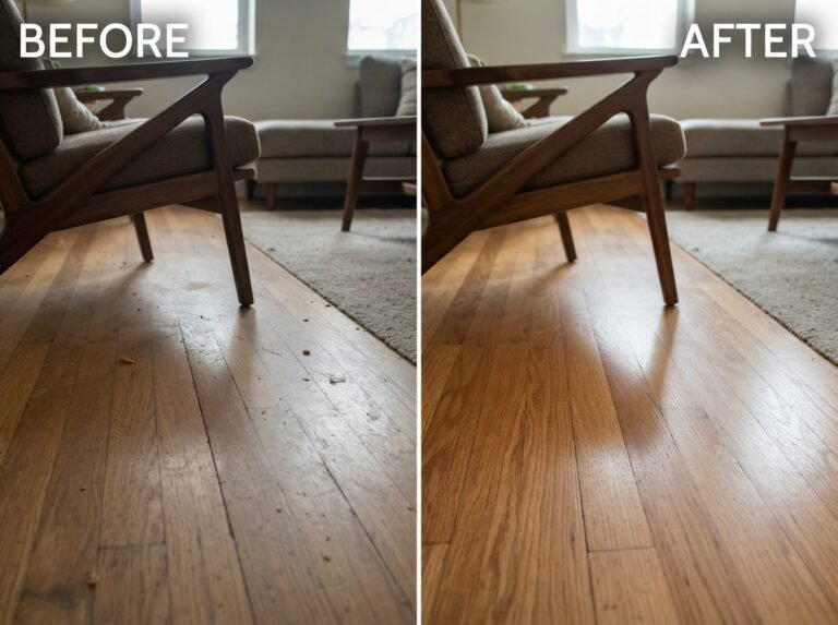 Werribee rental home before and after an Airbnb clean