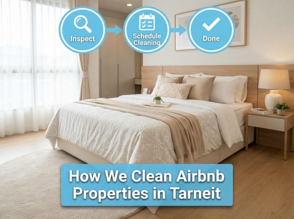 How we clean Airbnb properties in Tarneit